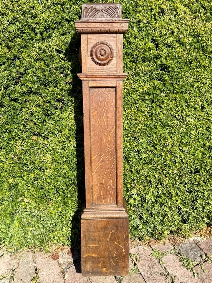 ANTIGUO ROBLE VICTORIANO EXTRA GRANDE NEWEL POST COLUMNA Arquitectura Salvamento Foto 3 de 4