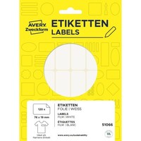 Avery Zweckform Namens-Etiketten, 76 X 19 Mm, AblöSbar, Weiß 1 Bis 20X Spare 57%