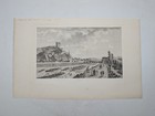 Gravure ancienne - Château de Crest - Lallemant - Circa 1780