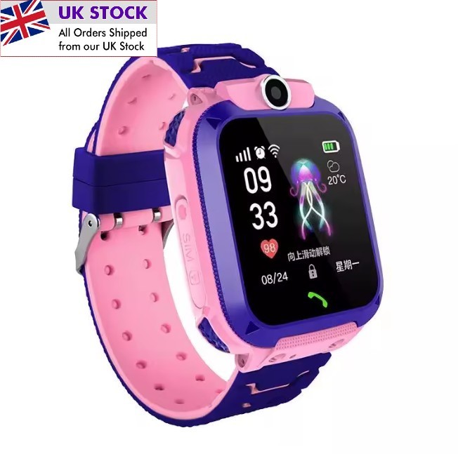 Smart Watch Bambini Fotocamera GPS Tracker SOS Chiamata Telefono Orologi per Ragazzi Ragazze Regalo foto 3