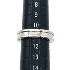 BVLGARI B.zero1 1-Band Ring #51 18KWG 6.5g White Gold Women's 6 GZl1dx7t