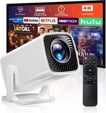 Sainyer Brand Mini Projector Portable Projector 4K Support Full HD 1080P