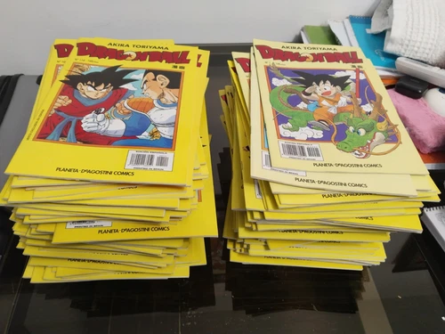 DRAGON BALL SERIE AMARILLA CASI COMPLETA, LOTE 151 NUMEROS, FALTA 67 Y 138 AKIRA