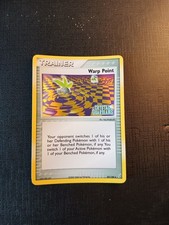 Warp Point Holo Shiny Stamped Ex Crystal Guardians Old Pokemon Card 84/100 2006