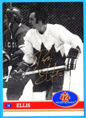 Ron Ellis 1991 Future Trends Summit Series '72 Canada Gold Autograph