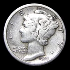 1918 Mercury Dime Silver ---- Nice Coin  ---- #KK328