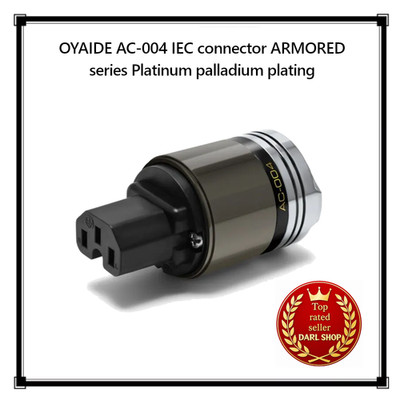 OYAIDE AC-004 IEC Stecker ARMORED Serie Platin Palladium Beschichtung Neu Japan