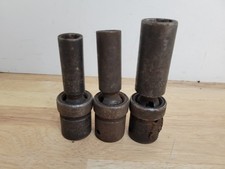 SNAP-ON 1/2" DRIVE DEEP 6 POINT IMPACT SWIVEL SOCKETS 1/2", 9/16",  3/4" Vintag