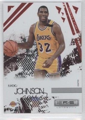 2009-10 Panini Rookies & Stars Longevity Ruby 180/250 Magic Johnson #114 HOF 7y2