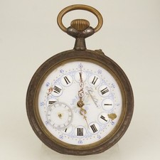 BIG Rare REGULATEUR Pocket Watch Men's no fusee duplex chronometer no repeater