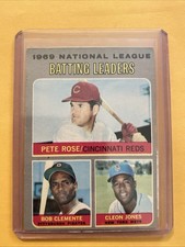1970 Topps - League Leaders Pete Rose, Roberto Clemente, Cleon Jones #61