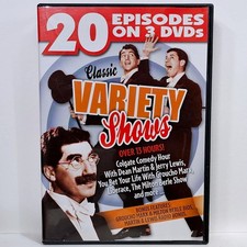 Classic Variety Shows 3 DVD 20 Episodes Dean Martin Groucho Marx Milton Berle