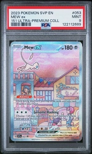 POKEMON SVP EN-SV PROMO 151 ULTRA-PREMIUM COLLECTION #053 MEW EX PSA 9 *STRONG*