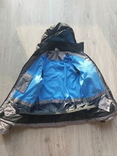 Tolle graue Jacke Pocopiano Gr. 164 mit Kapuze
