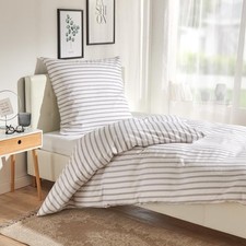 Weichfrottier Bettwäsche Stefanie silber Traumschlaf