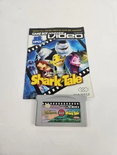 Shrek & Shark Tale 2 in 1 Nintendo Game Boy Advance Video GBA Tested & Working 