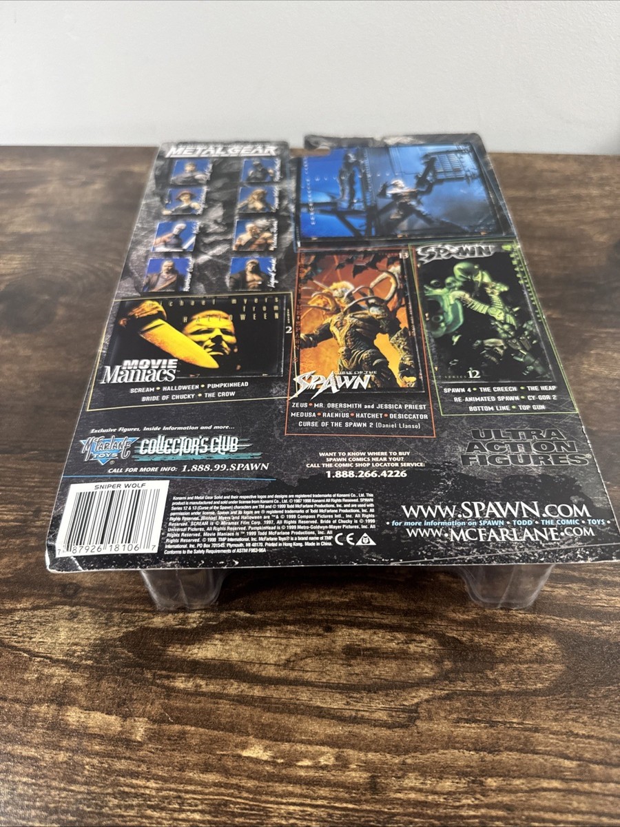 Metal Gear Solid SNIPER WOLF Konami Mcfarlane Toys - NEW SEALED | eBay