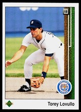 Torey Lovullo, 1989 Upper Deck, #782, Detroit Tigers, RC