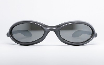 VINTAGE SUNGLASSES VUARNET EXTREME HERMIDAS METALLIC GRAY SILVER MIRROR SPORT OG