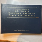 P.C.S. Collection US Stamps Honoring America's Space Achievements 9 Pages + Book