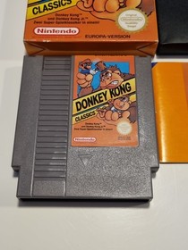 Sistema de entretenimiento Nintendo Nes Donkey Kong Classics CIB Deutsch 