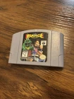 Rampage World Tour Nintendo 64 Cartridge 1997, Authentic, Tested Cleaned