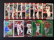 2026 Topps Series 1 Angels TEAM SET 15 Cards - CHRISTIAN MOORE RC Neto Inserts