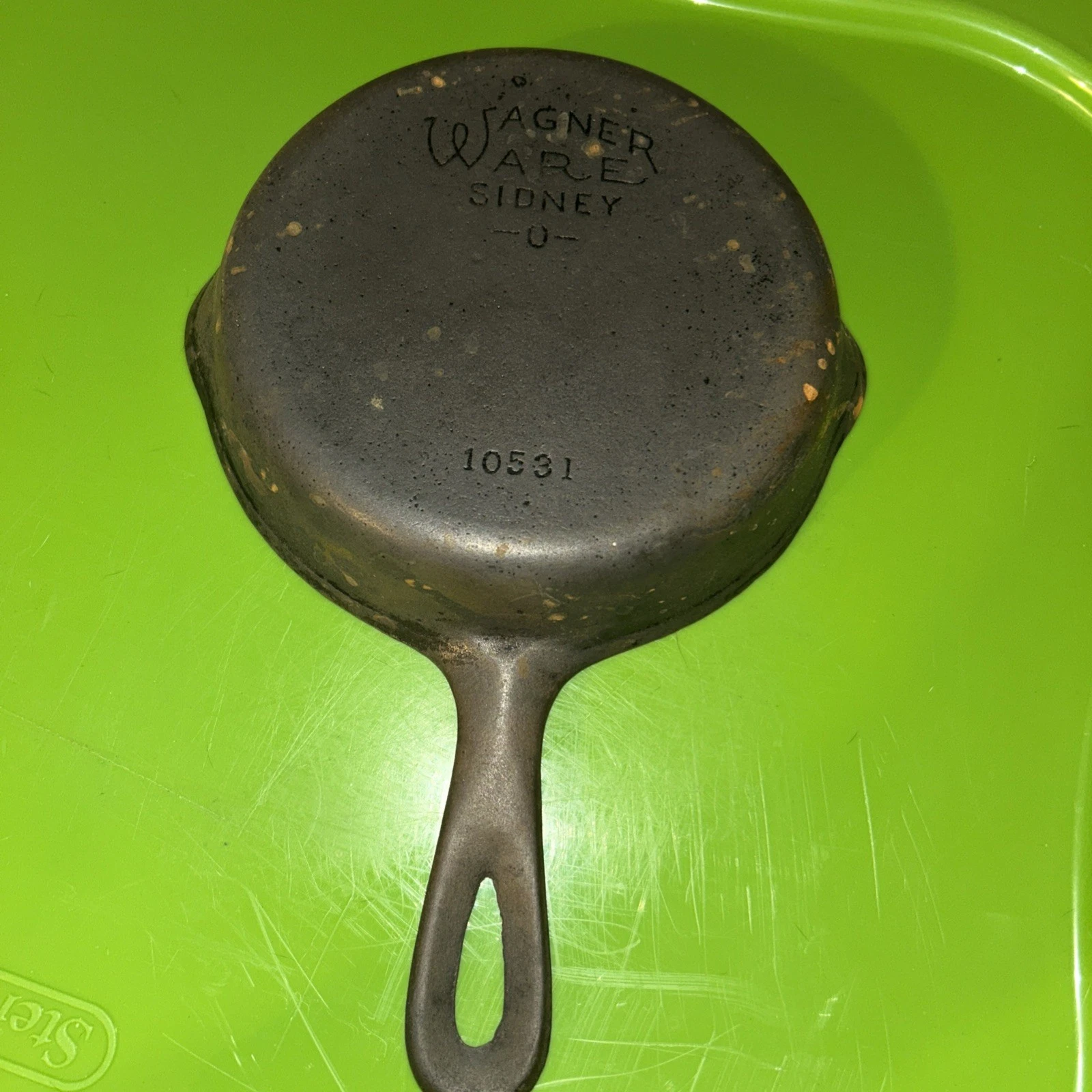 Vintage Wagner Ware Sidney -0- #3 Cast Iron Skillet 10531 6"Pan