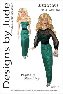 Intuition Doll Clothes Sewing Pattern for 16'' Curvaceous DeeAnna Tonner