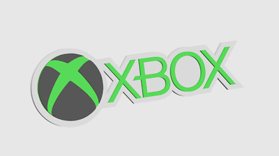 Xbox 3D gedrucktes Logo Display