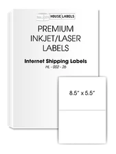 400 Half Sheet Internet Shipping Labels Fast Peel eBay PayPal 8.5 x 5.5