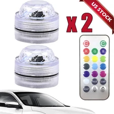 Colorful LED Lights Car Interior Accessories Atmosphere Lamp W/ Remote Control
