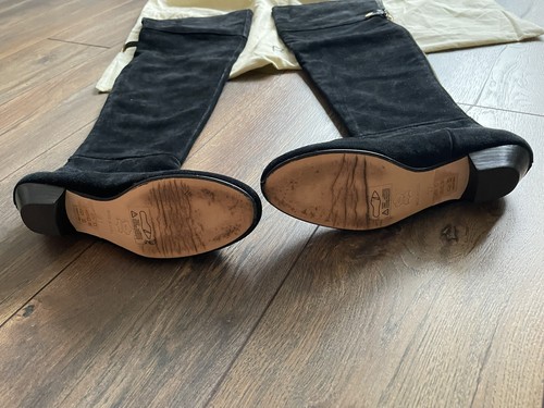 REISS Ladies thigh High Boots - black suede / Leather - Size 4 - RRP £300 - Picture 5 of 24