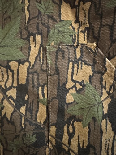 Vintage Trebark Camo/Blaze Orange Reversible Hunting Vest Size Medium Insulated - Picture 4 of 4