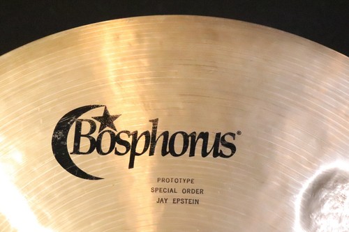 Bosphorus 22" Flat Crash Ride Cymbal Prototype Artist Jay Epstein Thin 1,710g's - Picture 2 of 22