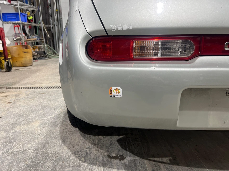 2009 - 2010 Nissan Cube Chrome Silver Metallic-KY0 Rear Bumper (NO Tail Lights) - Image 3 of 4