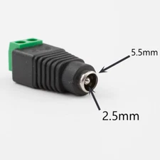50 pcs Female DC connector  for 5.5mm x 2.5mm Plug for 9v 12v 24v power adapter