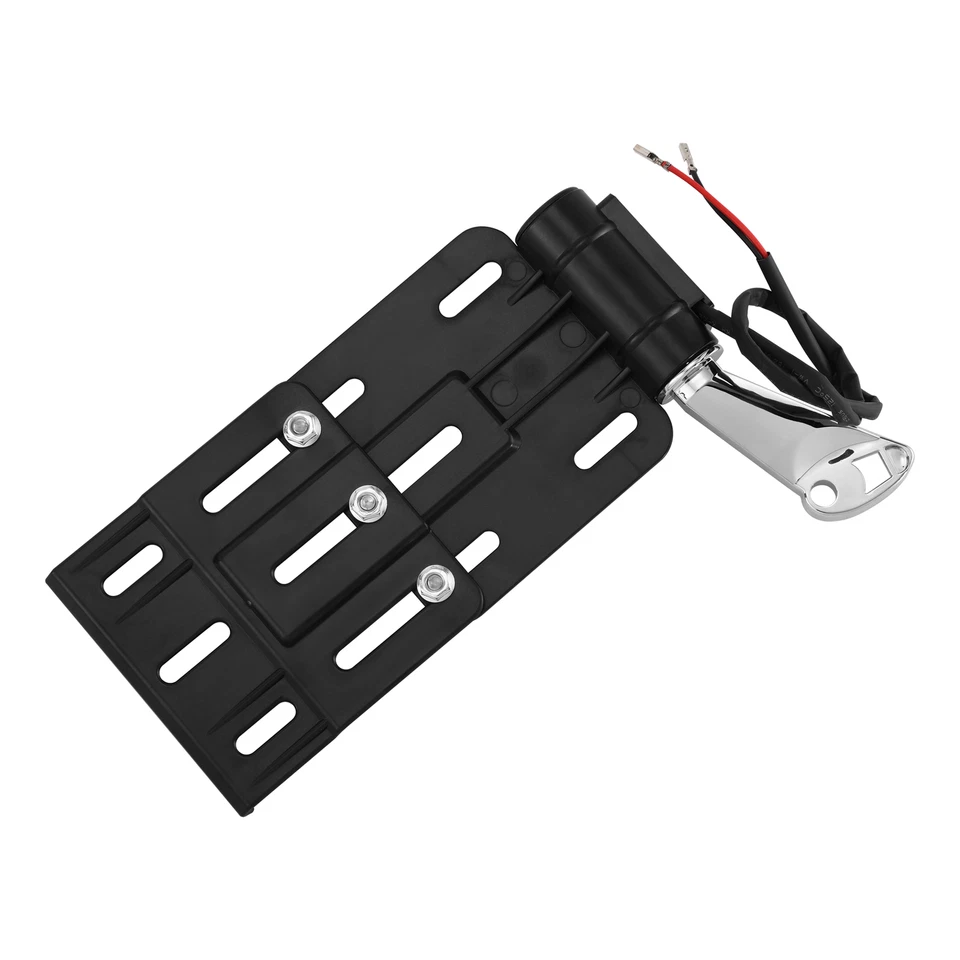 LED Light Side Mount License Plate Holder For Harley Sportster 1200 883 Custom - Image 3 of 4