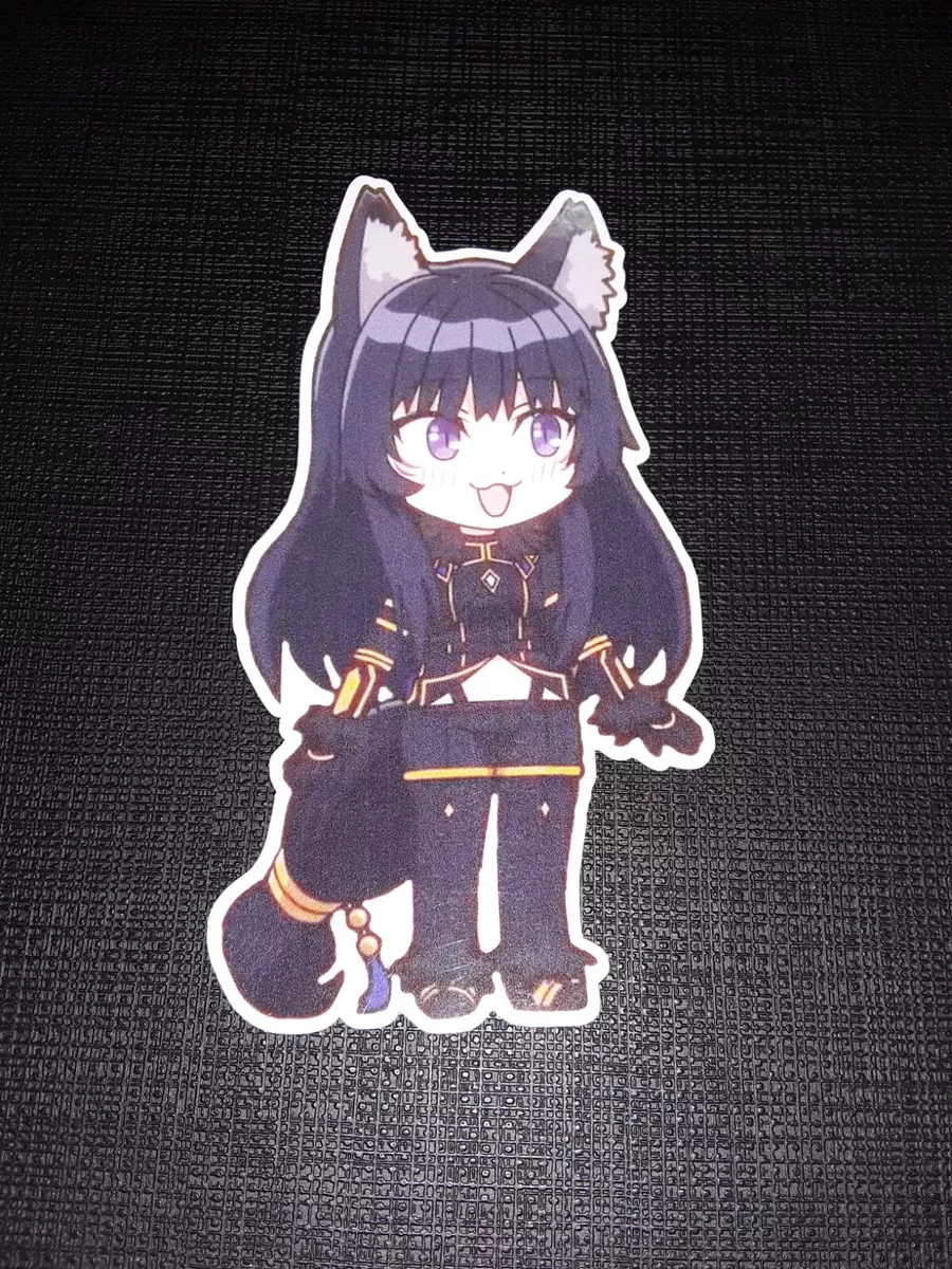 Chibi Delta The Eminence in Shadow Glossy Sticker Anime Waterproof!