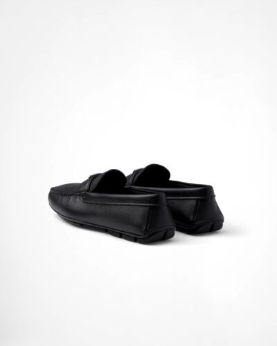 Prada Herren Halbschuhe/UVP $ 975/Schwarz/Größe 10 UK/100 % Original - Bild 3 von 3