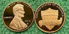 2014-s Proof Lincoln Cent - Nice Coin - Lk At Pictures