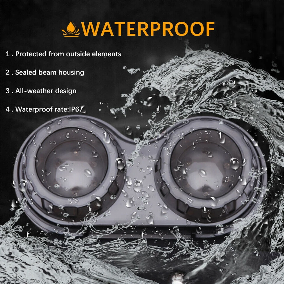 Luces de freno traseras dobles LED para motocicleta señales de giro indicadores de luz integrados Foto 4 de 4