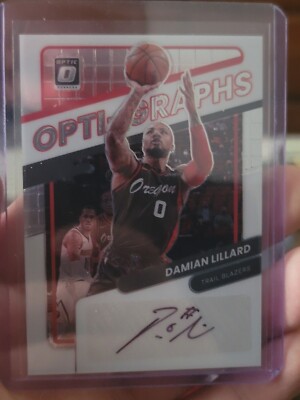 2022 Donruss Optic Damian Lillard Opti-Graphs 05/99