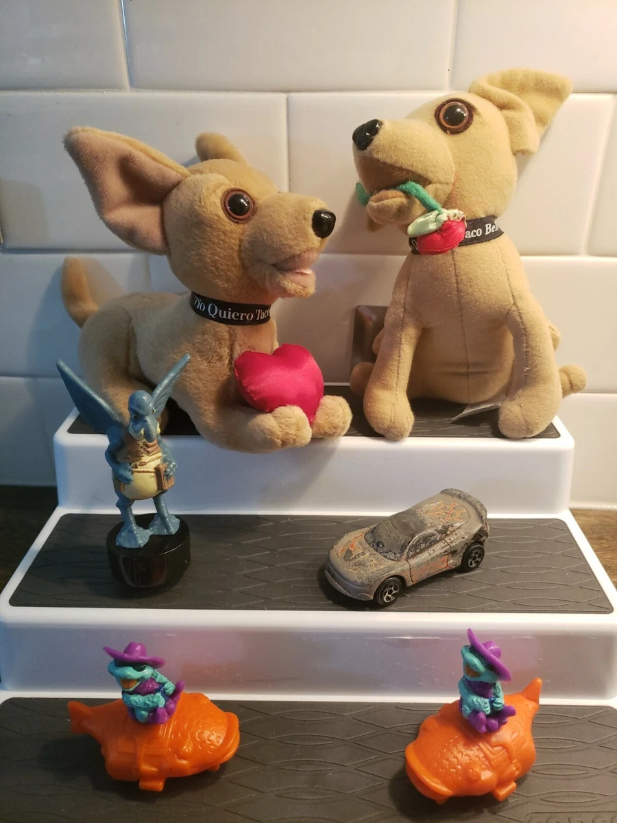 Lot of 6 - VTG 90s Taco Bell Toys Including Talking Plush Chihuahua | eBay