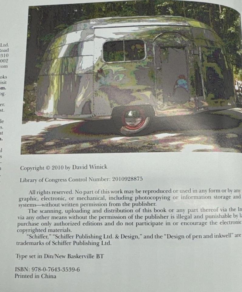 David Winick Airstreams Custom Interiors Hardcover Foto 4 de 4