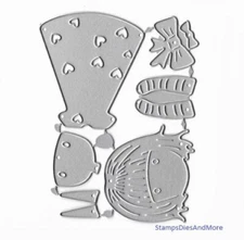 LITTLE GIRL PAPER DOLL Metal Cutting Die Holiday Card Making Scrapbook Pages