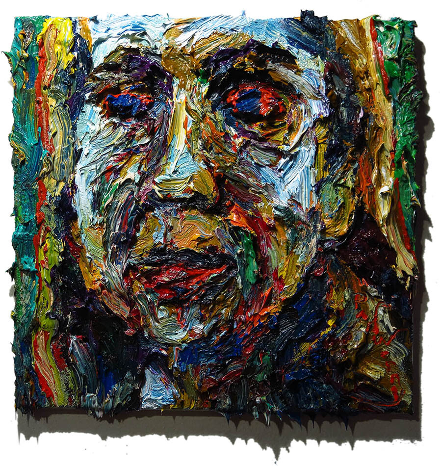 ORIGINAL OIL█PAINTING█VINTAGE█IMPRESSIONISM█ART REALISM SIGNED ABSTRACT A MODERN