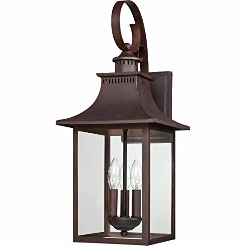 Quoizel CCR8410CU 3-Light Chancellor Outdoor Lantern in Copper Bronze - Picture 2 of 7
