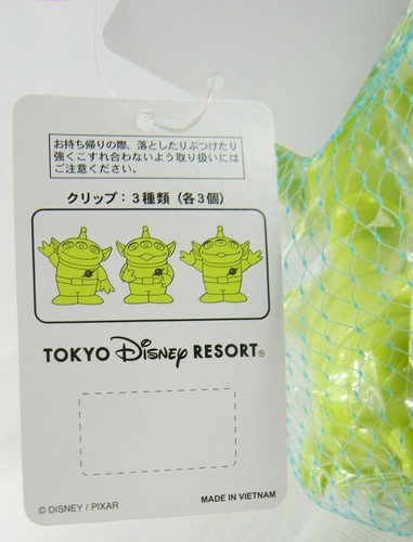 Tokyo Disney Resort Clip Set Little Green Men Alien Toy Story clips 9 pc set New - Picture 4 of 10