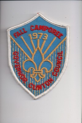 1973 Governor Clinton Council Fall Camporee patch